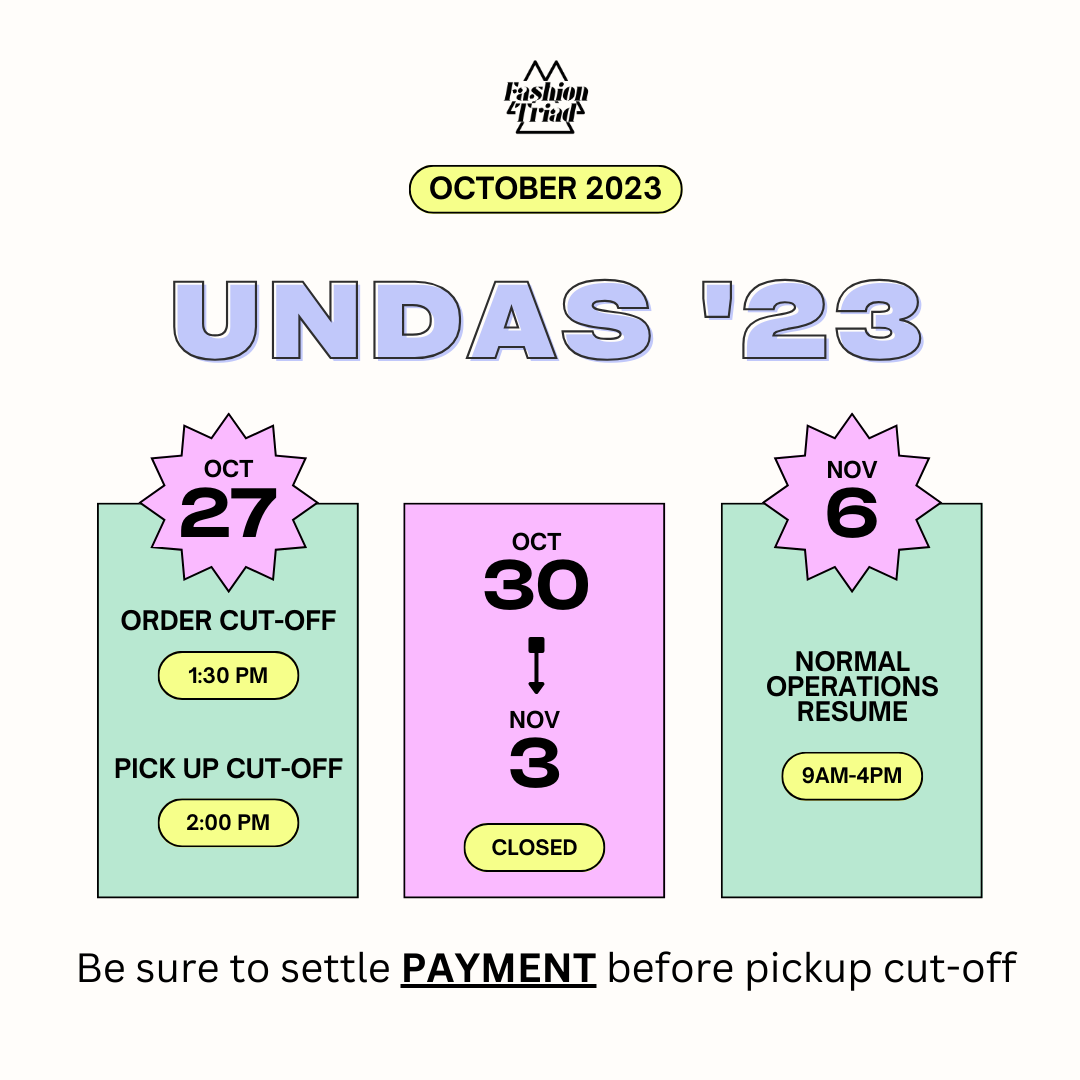 Undas '23 Schedule
